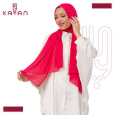 Chiffon Plain Scarf